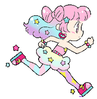 Run Running Sticker