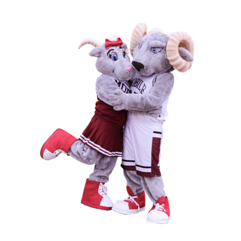 In Love Rams Sticker by The University of Mobile