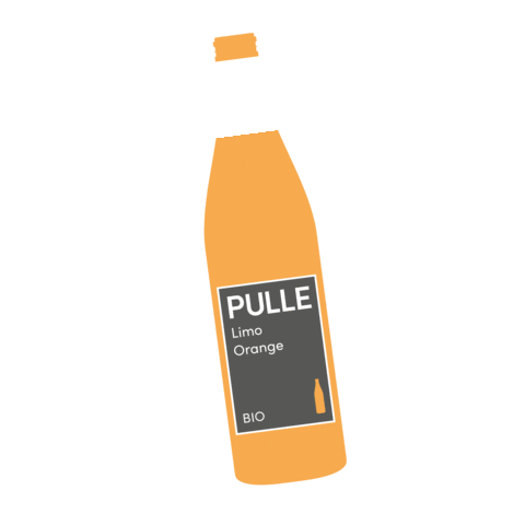 trinkpulle giphyupload orange pulle trinkpulle Sticker