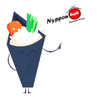 nypponsushi sushi nyppon nypponsushi Sticker
