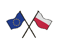 eu-poland flaga polska i unijna Sticker by European Parliament
