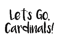 Red Red Cardinals Sticker by Melissa ISD