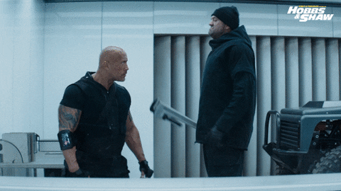 the rock GIF by Hobbs and Shaw