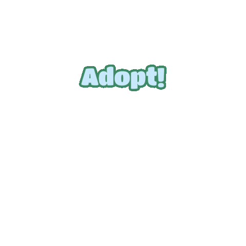 Adoption Adopt Sticker by Lizzi and Roccos
