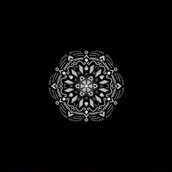 Drawing Mandala GIF