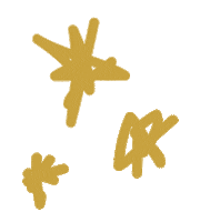 stars gold Sticker by Go There Run There