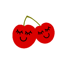 Happy Cherries Sticker