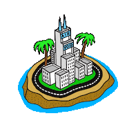 los angeles design Sticker