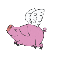Happy Flyingpig Sticker