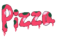 Pizza Cheese Sticker
