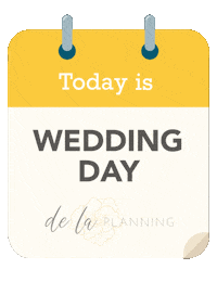 delaplanning wedding working professional weddings Sticker