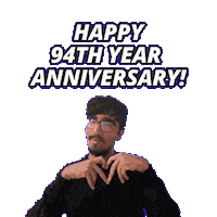 94 Year Anniversary Sticker