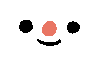 Pink Face Sticker