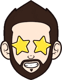 Face Stars Sticker