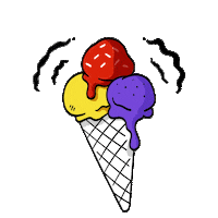 Festival Icecream Sticker by VTRNoiseMedia