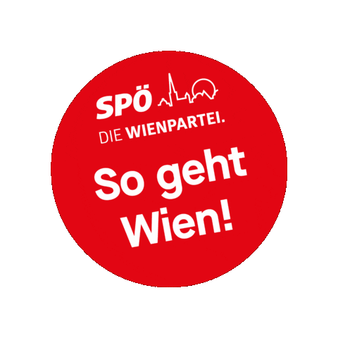 Vienna Sozialdemokratie Sticker by SPÖ Wien