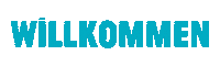 Willkommen Sticker by Bikini Berlin