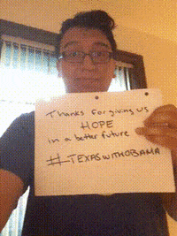 thank you obama GIF by The Standing O