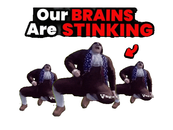 Gas Stinking Sticker