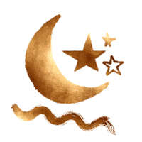 moon and stars happinez festival Sticker by Happinez Magazine