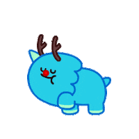 Tibo Reindeer Sticker by DINOSALLY