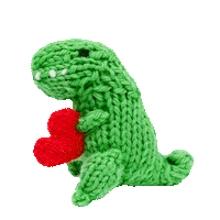 T-Rex Love Sticker by Mochimochiland