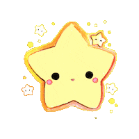 Shooting Star Stars Sticker