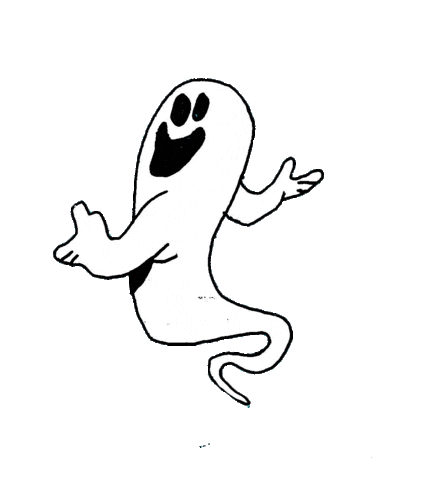 Casper The Friendly Ghost Halloween Sticker by Danielle Chenette