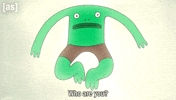 Floating Who Are You GIF by Adult Swim