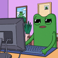 Over It Frog GIF by fwogs