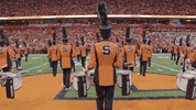 Marching Band Orange GIF by Syracuse University
