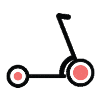 Scooter Sticker by Scroll