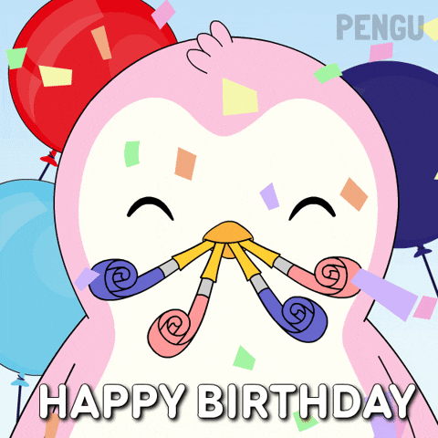 Happy Birthday Party GIF by Pudgy Penguins