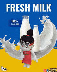 Fresh Milk GIF by Zhotcita