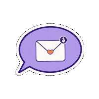 Message Mail Sticker by Ta Pote Freelance