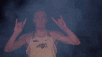 Track Bison GIF by NDSU Athletics
