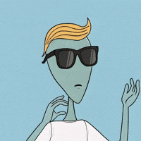 Wide Eyes Wow GIF by Lonely Aliens
