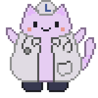 LocumApps pinkcat locat locumapps nursecat Sticker