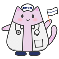 LocumApps wave flag pinkcat locat Sticker