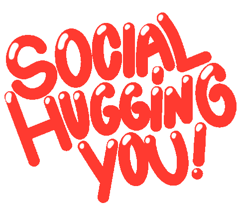 Miss You Hugging Sticker by The Social Club