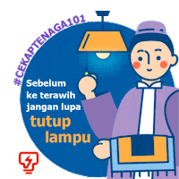Cekaptenaga101 Sticker by Tenaga Nasional