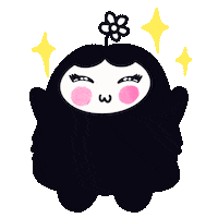 Happy Ghost Sticker
