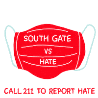 Speak Out Los Angeles Sticker by LA vs. Hate