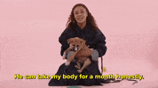 Tessa Thompson Puppies GIF by BuzzFeed
