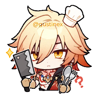 Chef Cooking Sticker