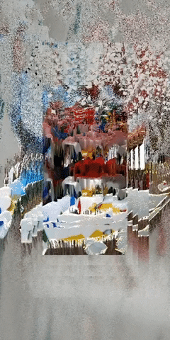bjorky giphyupload animation abstract mirror GIF