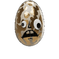 Shocked Gold Sticker