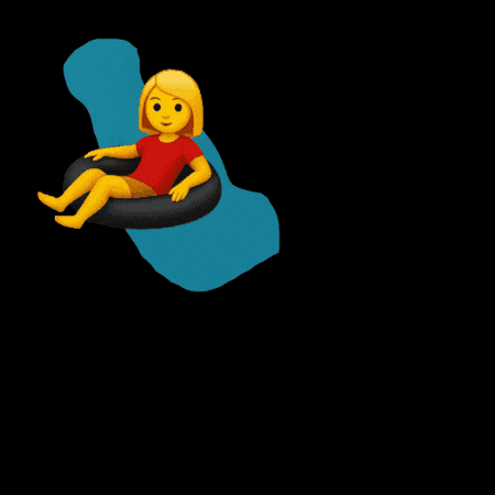 Floating Hill Country GIF