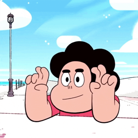 Steven Universe Air Quotes GIF by Cartoon Network EMEA