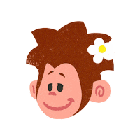 thisisteeandmo kids monkey toddler mum Sticker